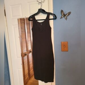 Elegant Black Sleeveless Dress Forever 21 Size Medium